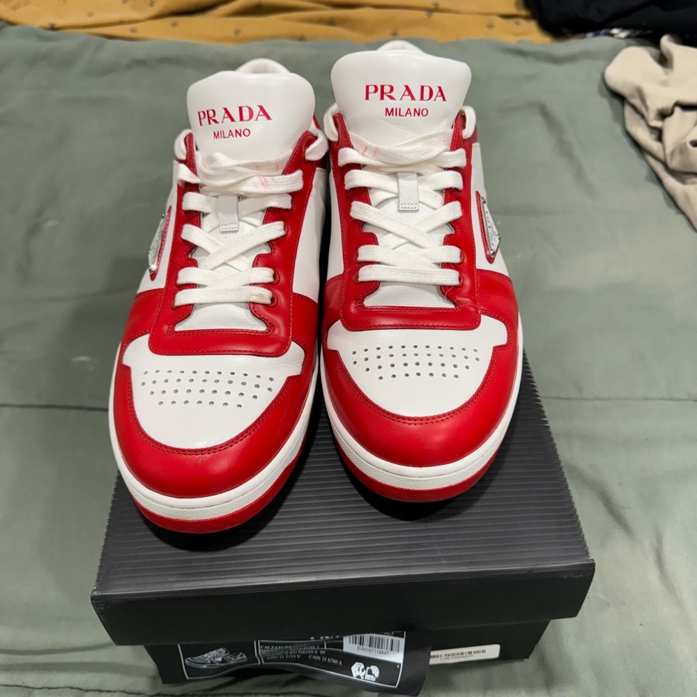 Prada Downtown Red sneakers